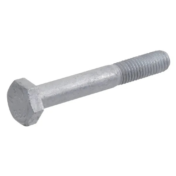 Sexkantsskruv M12 x 45 mm 8.8 varmsinkad, delgängad - Bultar och muttrar, metrisk gänga - 8716106643967 - 1