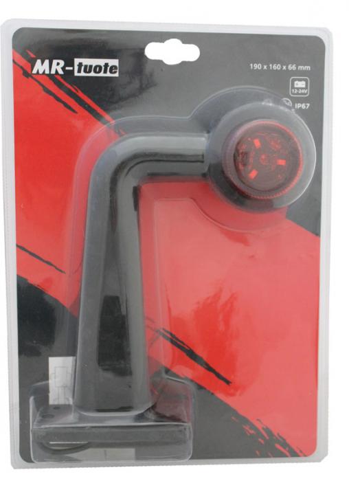LED-kantlykta 12/24V vänster vinkel 6,00 - Arbetslampor - 6430032159027 - 1