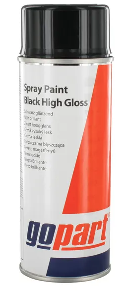 Färg RAL 9005 "Jet black" 400ml - Maskinfärger - 8716106131587 - 1