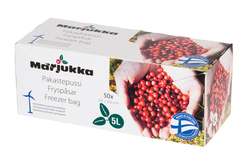 Marjukka fryspåse 5 liter 50 st - Konserveringsprodukter - 6410413200807 - 1