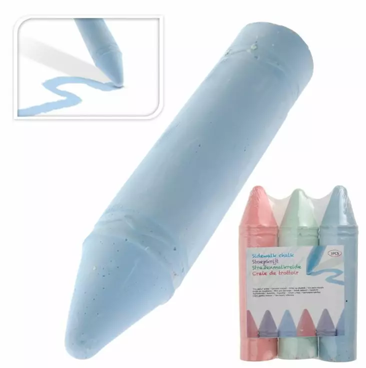 Mega färgpennor 3 st/set - Sommarleksaker - 8711295664977 - 1