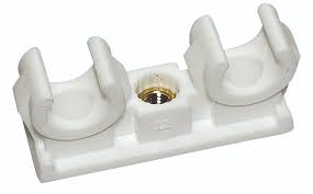 Opal rörhållare öppen 2-delar. - Beslag och skruvar - 6413820751207 - 1