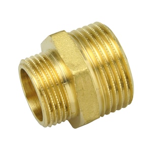 Opal reducerad dubbelfittings 1 1/4" x 1" - Gängfästen - 6413820190327 - 1