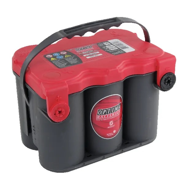 Optima Red Top F 4.2 batteri 12V 50Ah 815A - Startbatterier - 4016987128237 - 1