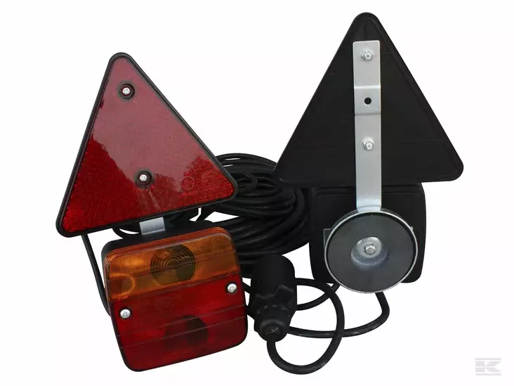 Släpvagns ljusset med magnet 4/12 m - Varselljus och fyrar - 5700035645997 - 1