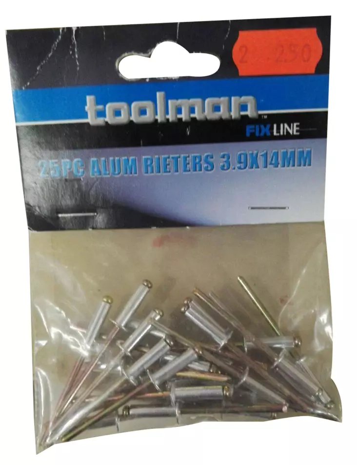 Popnitar 3,9x14 mm 25 st/fp - Klamrar och häften - 6417536066717 - 1