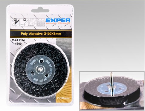 Rengöringsskiva 150 x 12,7 x 6 mm - Slipmaterial - 6438081001977 - 1