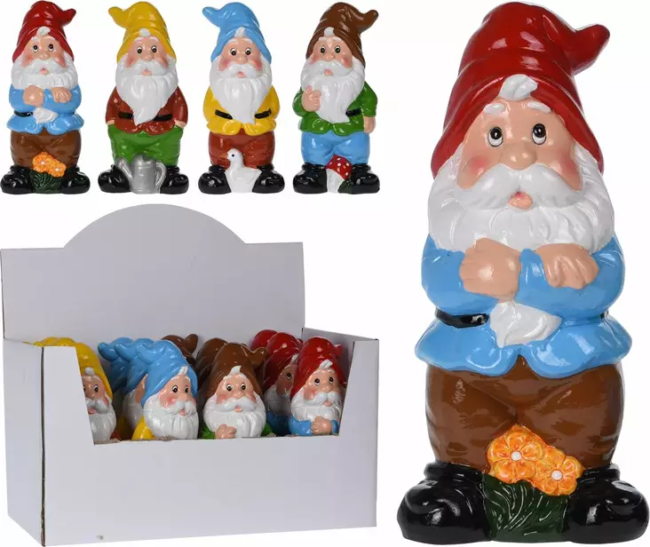 Trädgårdstomte 20 cm - Trädgårdsskulpturer, dekorationer - 8719202545067 - 1