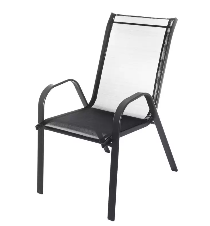 Trädgårdsstol Cannes svart - Trädgårdsmöbler - 6410412512697 - 1