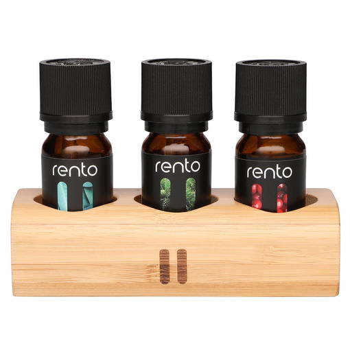 Rento bastudoft 3x10 ml i hållare - Bastudofter, bastuhonungar - 6410416159317 - 1