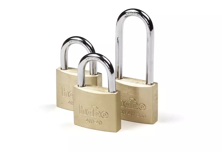 Hänglås Habo 403-40+HB55 Triple - Hänglås, reglar, gångjärn - 7317900173387 - 1
