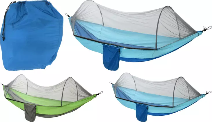 Hängmatta med myggnät - Sovsäckar och liggunderlag - 8720573153317 - 1