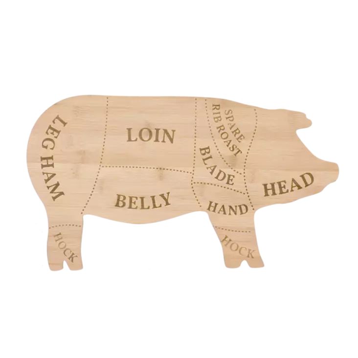 Vildsvin skärbräda storlek L - Serveringsfat, dukning - 8714982258367 - 1