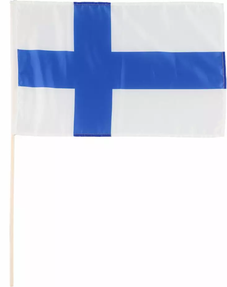 Finlandsflagga 30x40 cm med pinne - Andra köksprodukter - 6410410149437 - 1