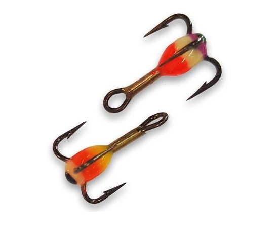 Färghak 3-krok 2 st/förpackning - Mormyskor och färgkrokar - 4752076104477 - 1