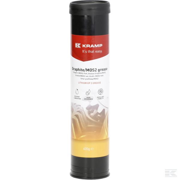 Vaselin Kramp Grafit/MOS2 400 g - Vaseliner - 8716106135677 - 1
