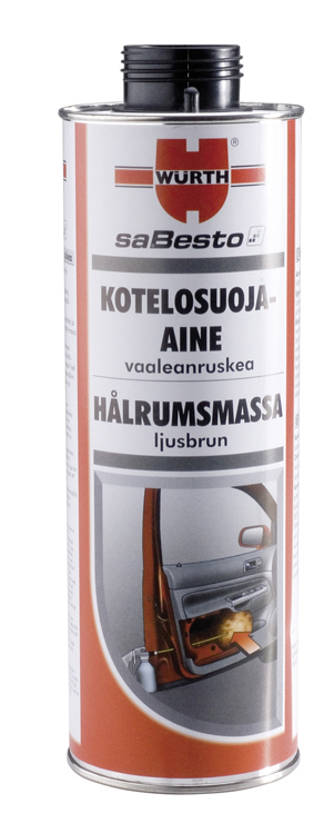 Wurth skyddsmedel för kaross brun 1 liter - Bilkemikalier - 4045989296897 - 1