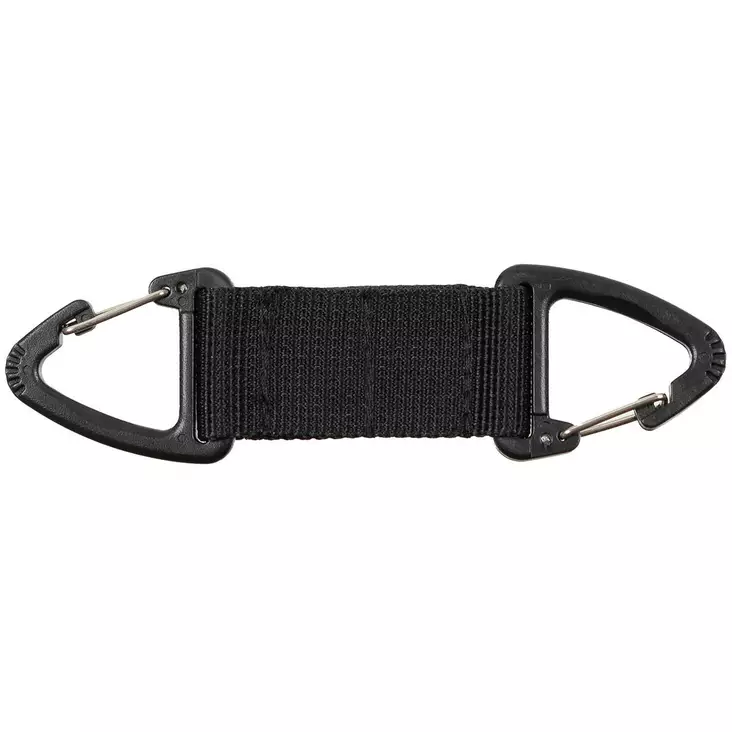 Allroundhållare med 2 karbinhakar svart - Överlevnadsprodukter - 4044633191397 - 1