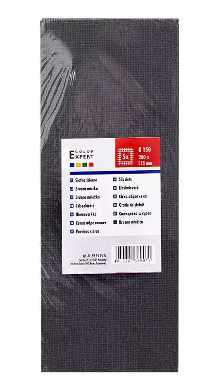 Slipnät P100 115x280mm 5st - Målningsverktyg - 4013307389057 - 1