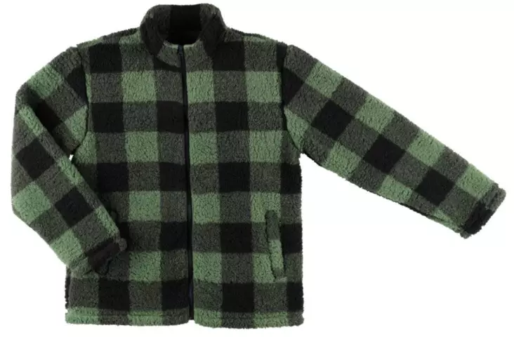 Fleecejacka Rutig grön/svart - Friluftskläder - 6410416347097 - 1