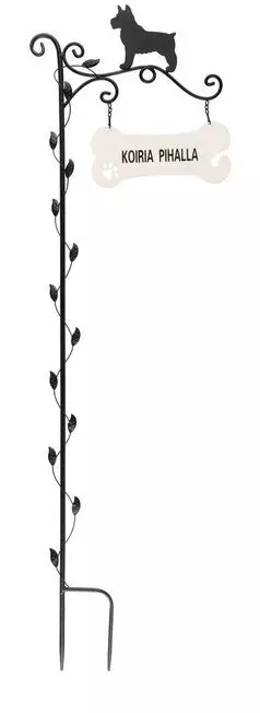 Trädgårdsdekoration skylt Hundar på tomten 104 cm - Trädgårdsskulpturer, dekorationer - 6410416457017 - 1