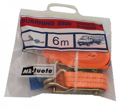 Dragrem 2500 kg 6 meter - Spännband - 6430013067297 - 1