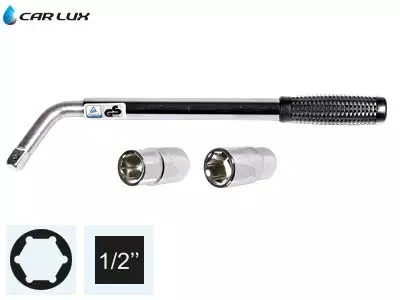 Teleskopisk hjulnyckel 1/2" - Biltillbehör - 6438255925207 - 1