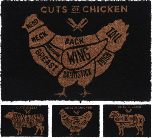 Dörrmatta Slaktare 39x59 cm - Trädgårdstextilier - 8719987269097 - 1