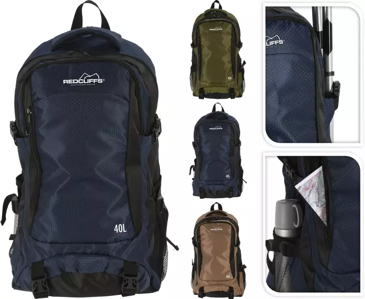 Ryggsäck justerbar 40 liter - Ryggsäckar, väskor - 8720573957007 - 1