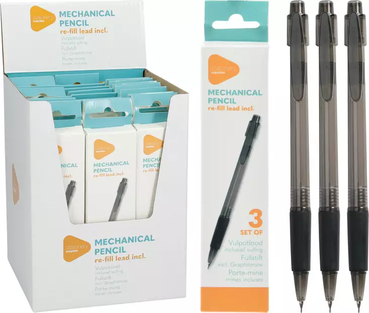 Blyertspennor 3 st/fp - Kontorsmaterial - 8721037569897 - 1