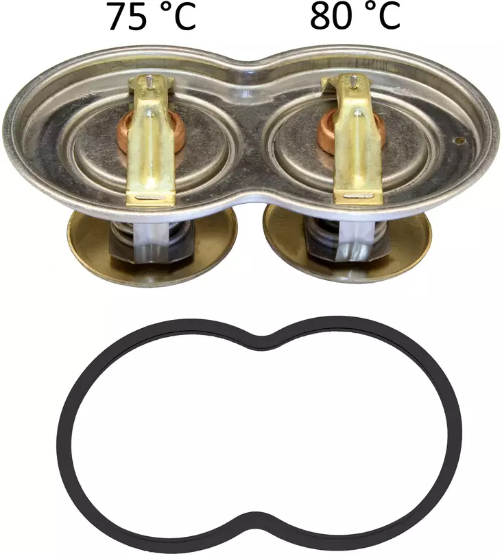 Dubbeltermostat 75/80 inkl. packning - Kylning - svm0000008907 - 1