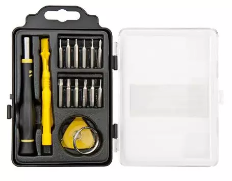 Reparationssats för smartphones 16 delar - Precision skruvmejslar - 6438152011577 - 1