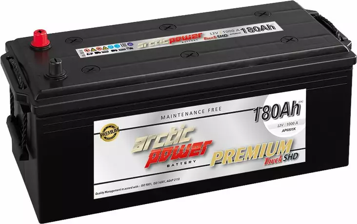 Arctic Power Premium Truck 180 Ah SHD - Startbatterier - 6417196781417 - 1