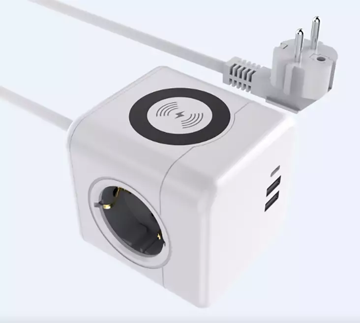 Emax Stickkontakt CUBE - Lådor och uttag - 6418536035177 - 1