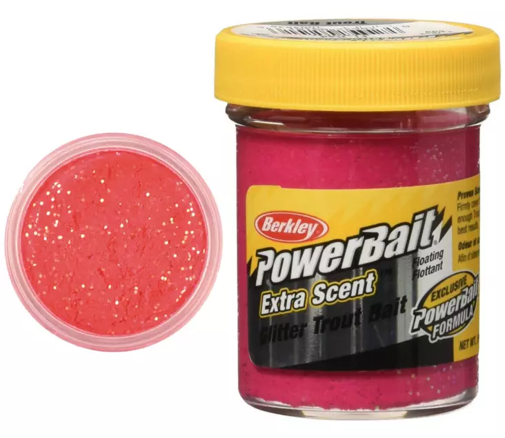 PowerBait Glitter Rödfärgad Färskvattenbetest - Fiskedrag - 028632022467 - 1