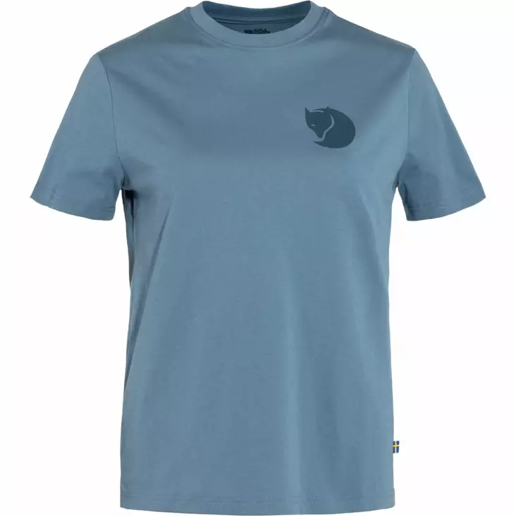 Fjällräven Fox Boxy Logo Tee W Dawn blue - Friluftskläder - 7323450857257 - 1