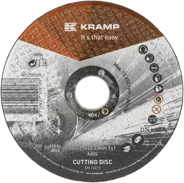 Kramp skärskiva 230 x 2,5 mm - Kapskivor - 8719607109147 - 1