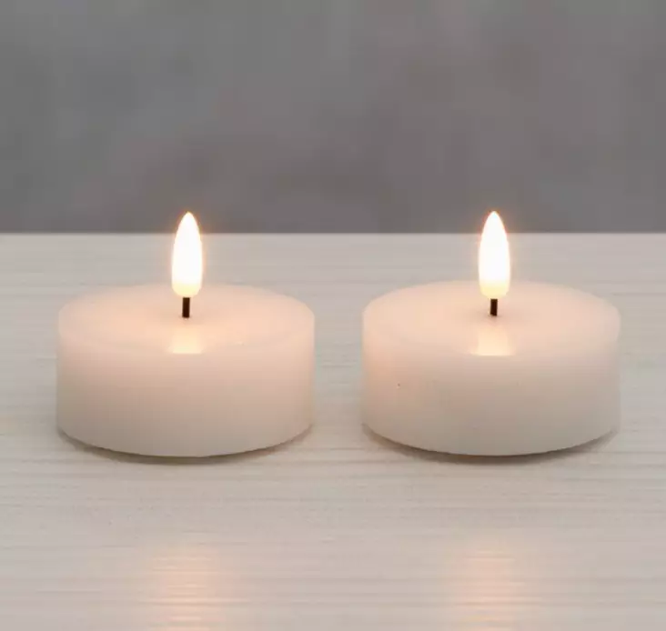 LED-ljus Maxi 2 st 3D-flamma - Ljusstakar - 6410416374277 - 1