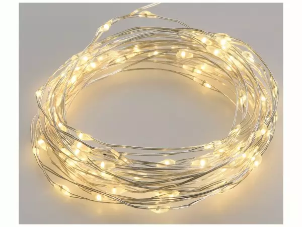 LED-ljusslinga med solpanel 200-delar - Stämningsbelysning - 8719987484957 - 1