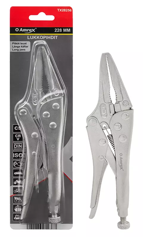 Klämma 228 mm lång käft - Tänger och skärare - 6420286914367 - 1