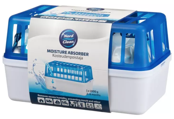 Nord Clean fuktslukare 1000 g - Rumsdofter, luftfräschare - 6410416428437 - 1