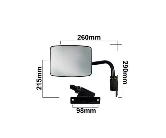 Vänster spegel, passar Fiat - Hytt och kaross - svm000007257 - 1