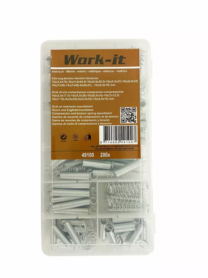 Utbud av tryck- och dragfjädrar - Biltillbehör - 8714892491007 - 1