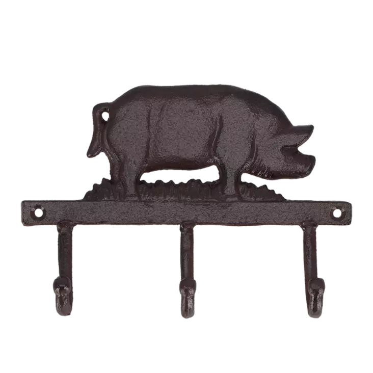 Vildsvins krok i gjutjärn - Väggkrokar, klädhängare - 8714982268397 - 1