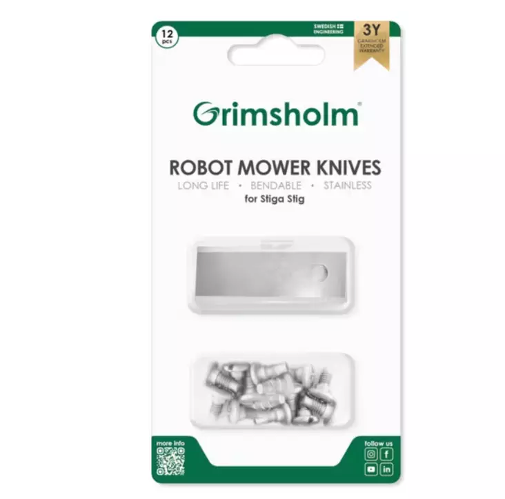 Stiga Knivar, 12 st - Gräsklippare - 7350076761217 - 1