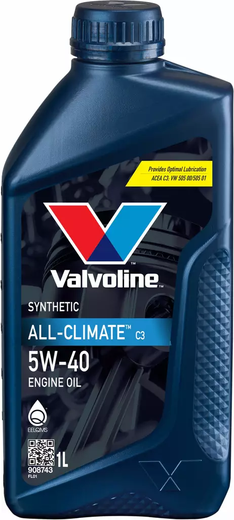 Valvoline All Climate C3 5W-40 motorolja 1 l - Motoroljor - 8710941015767 - 1