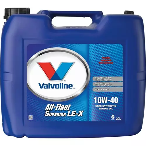 Valvoline All Fleet Superior LE-X 10W-40 motorolja 20 l - Motoroljor - 8710941035437 - 1