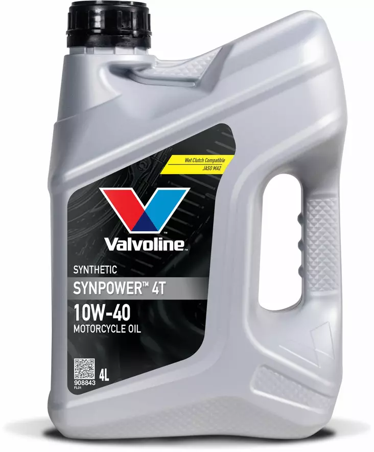 Valvoline Synpower 4T 10W-40 motorolja 4 l - Motoroljor - 8710941018737 - 1