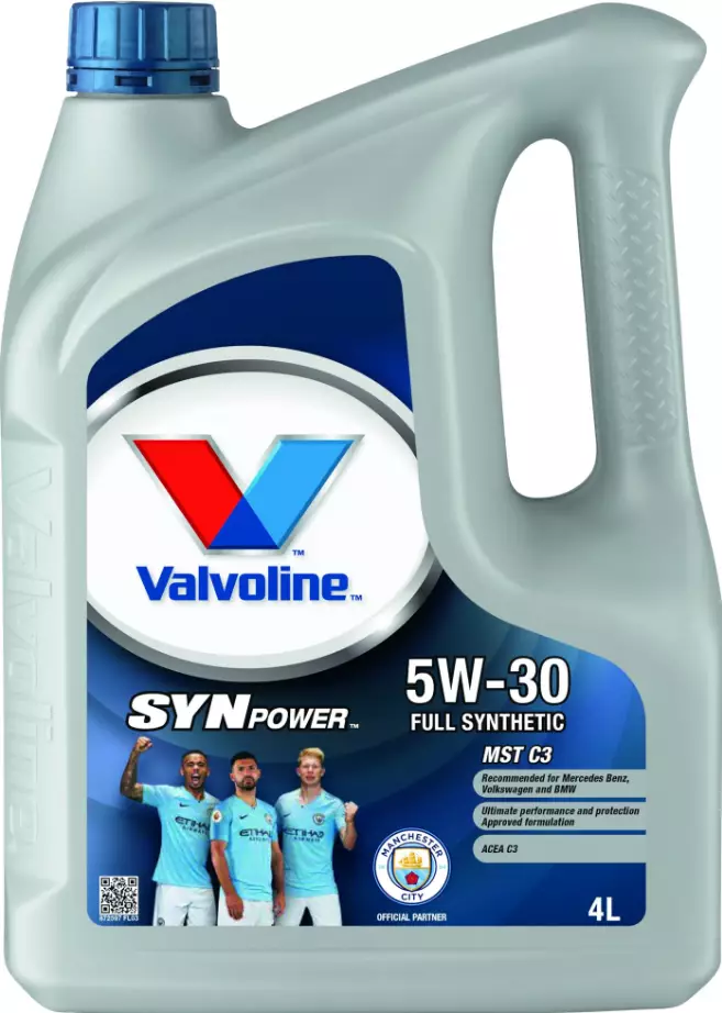 Valvoline SynPower MST C3 5W-30 motorolja 4L - Bilkemikalier - 8710941022277 - 1