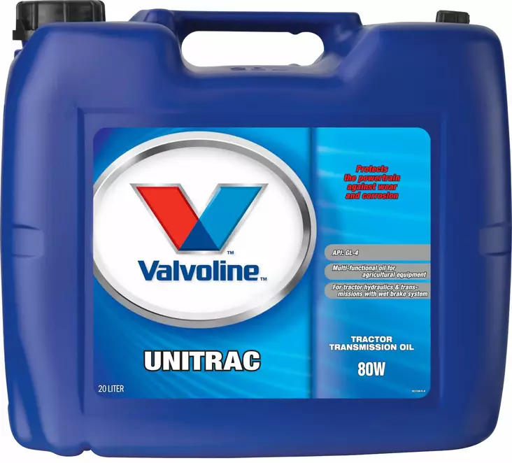 Valvoline Unitrac Fluid 80W specialväxellådsolja 20 l - Växellådsoljor - 8710941171067 - 1